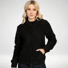 blusa feminina de frio inverno grossa capuz teddy peluciado