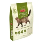 areia sanitária kadi 4kg grãos finos biodegradável gatos
