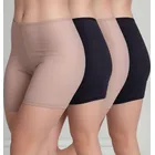 kit 4 short segunda pele feminino bermuda anágua sobvestido