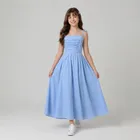 vestido longo infantil juvenil três marias alcinha 10 ao 16