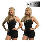 kit 2 macaquinhos fitness virgínia zero transparência luxo