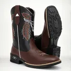 bota texana masculina resistente solado tratorado macia leve