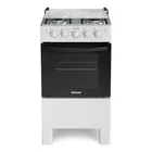fogão 5 bocas a gás itatiaia star com acendimento automático e forno 88l branco bivolt
