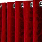 cortina jacquard sala e quarto 3 00mts x 2 30 esticada cor vermelho