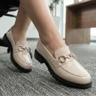 mocassim oxford feminino sapatilha tratorado loafer conforto
