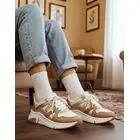 tenis modare napa feminino plataforma alta casual chunky
