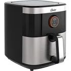 fritadeira air fryer sem Óleo ofrt660 preta/inox oster 4,8l cor preto