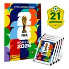 Álbum copa do mundo fifa 2026 panini oficial + 21 figurinhas