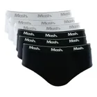 kit 6 cuecas masculino slip mash de algodão macio original