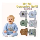 kit 2 conjuntos soft menino infantil inverno soft frio