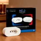 tomada inteligente smart wi fi 2.4 ghz 20a 110v/220v bivolt branco cod: 291990617 neo avant