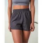 shorts feminino tactel academia bermuda treino fitness praia