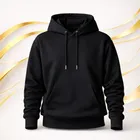 moletom flanelado liso blusa de frio canguru algodão unissex