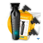 máquina de acabamento corta cabelo profissional kemei 2299 p