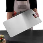 tábua inox gourmet 34x23 cm aço inoxidável 304