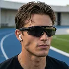 Ponto Com e Você Óculos esportivo ciclismo bike baixa corrida pace proteção uv400 pedal beach tennis tenis futevolei ftv preto baixa