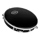 Ponto Com e Você pandeiro izzo 10 abs preto pele nylon preta profissional preto