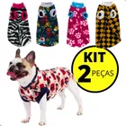 kit roupa para cachorro roupa pet vestido roupinha de frio