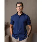 camisa social masculina gola italiana confortável