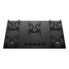 Ponto Com e Você cooktop 5 bocas mesa de vidro atlas agile up bivolt