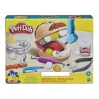 Ponto Com e Você massinha de modelar infantil brincando de dentista, play doh conjunto de brinquedo com 9 acessórios e 6 potes a partir de 3 anos