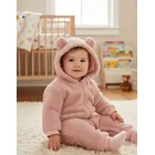 macacão bebê teddy carneiro inverno frio pelucia bichinho