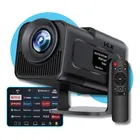 projetor 4k ultra hd hy320 smart wi fi 6 bluetooth android cor preto