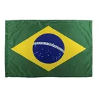 bandeira do brasil grande 1,50x0,90cm para bastao metro poliéster