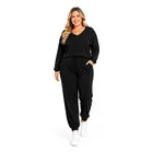 Ponto Com e Você conjunto plus size feminino quentinho elegante inverno