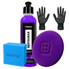 kit restaurax renova plástico aplicador zacs luva nitrílica cor roxo