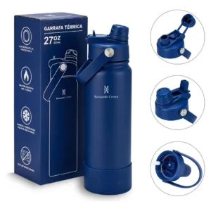 d nq np 2x 613019 mlb116795899587 082026 f garrafa termica 800ml inox bico duplo canudo alca esporte